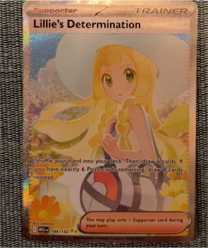 2022 Pokémon Mega Evolutions #184 Lillie's Determination — front