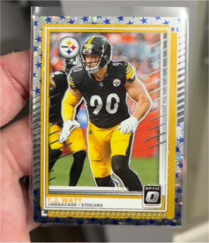 2025 Panini Donruss Optic #100 T.J. Watt — front