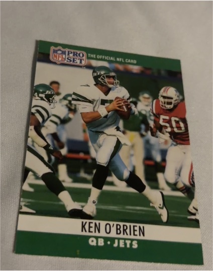 1990 Pro Set #239 Ken O'Brien — front