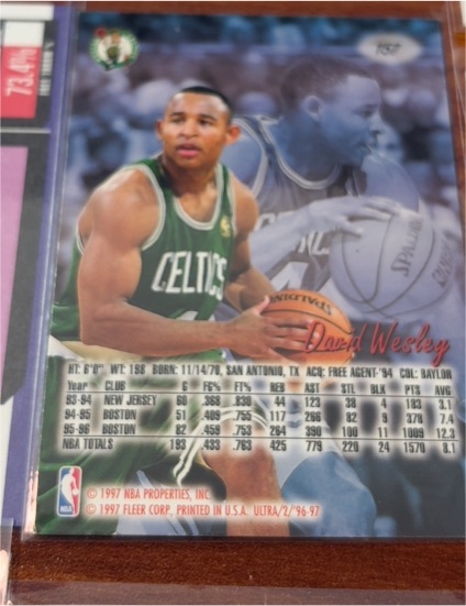 1996-97 Fleer Ultra #211 David Wesley — front