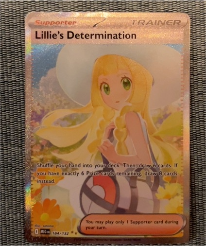 2022 Pokémon Mega Evolution #184 Lillie's Determination — front
