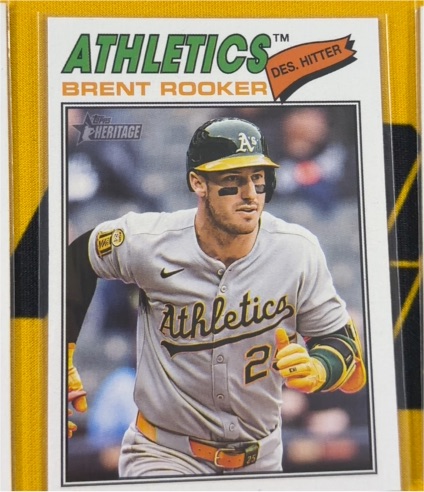 2026 Topps Heritage #103 Brent Rooker Athletics — front