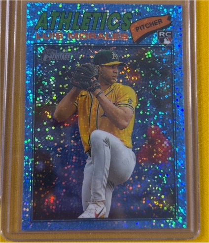2026 Topps Heritage #67 Luis Morales — front