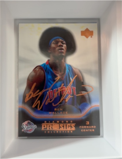 2004-05 Upper Deck Pro Sigs Diamond Collection #24 Ben Wallace — front