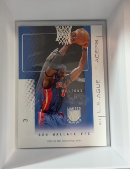 2003 Skybox LE League Leaders #3 Ben Wallace — front
