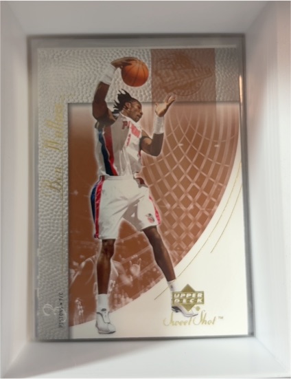 2002-03 Upper Deck Sweet Shot #21 Ben Wallace — front