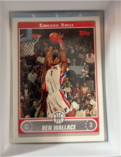 2006-07 Topps #101 Ben Wallace Chicago Bulls — front