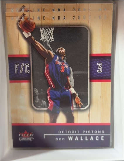 2002-03 Fleer Genuine #84 Ben Wallace — front