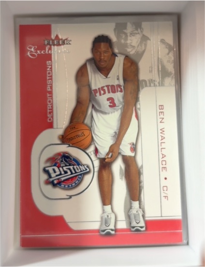 2001-02 Fleer Exclusive #70 Ben Wallace — front