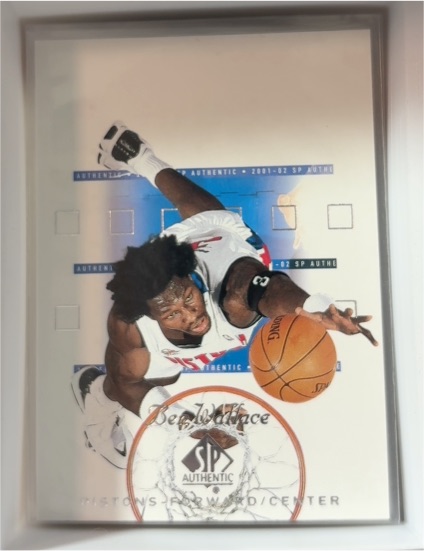 2001-02 SP Authentic #25 Ben Wallace — front