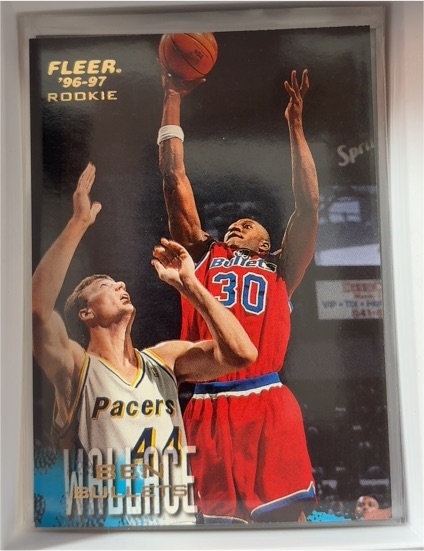 1996-97 Fleer #268 Ben Wallace — front