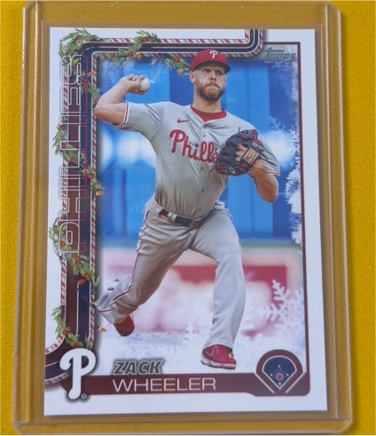 2025 Topps Holiday #H179 Zack Wheeler — front