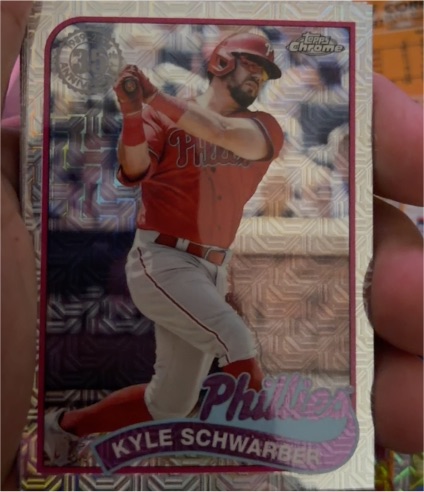 2024 Topps Series 2 1989 Chrome Mojo #2T89C-4 Kyle Schwarber — front