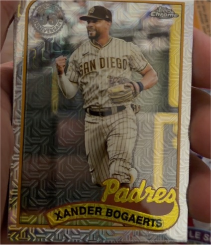 2024 Topps Series 2 1989 Topps Chrome Silver Pack Mojo #2T89C-40 Xander Bogaerts — front