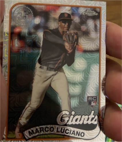 2024 Topps Series 2 1989 Chrome Mojo #2T89C-81 Marco Luciano — front