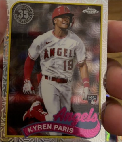 2024 Topps Chrome 35th Anniversary #2T89C-38 Kyren Paris — front