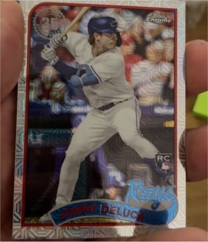 2024 Topps Series 2 1989 Chrome Silver Pack Mojo #2T89C-76 Jonny DeLuca — front