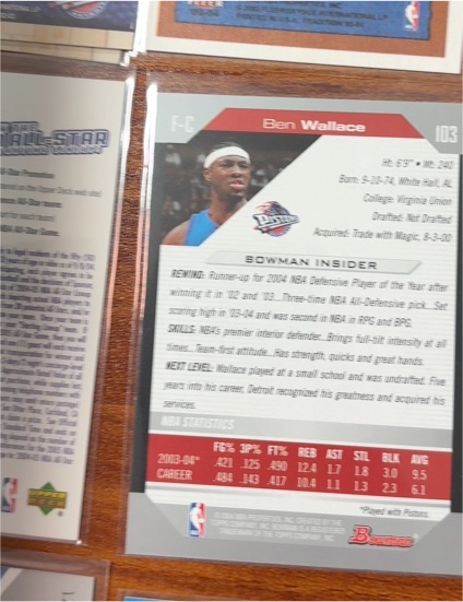 2009-10 Upper Deck #103 Ben Wallace — front
