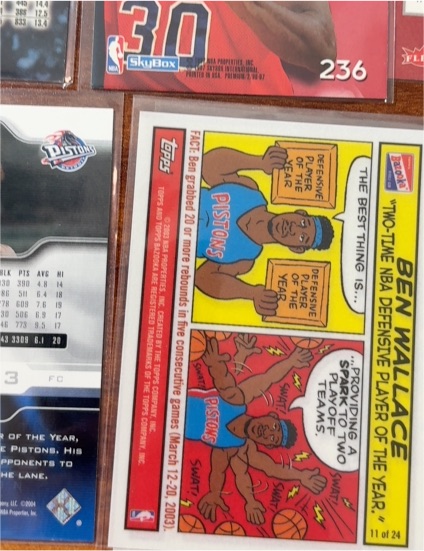 2003 Topps Bazooka Comic #11 Ben Wallace — front