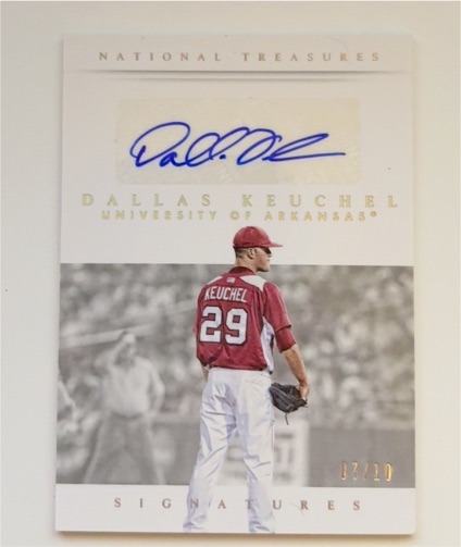 2015 Panini National Treasures #29 Dallas Keuchel — front