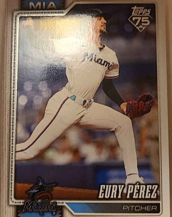 2026 Topps Series 1 #285 Eury Pérez — front
