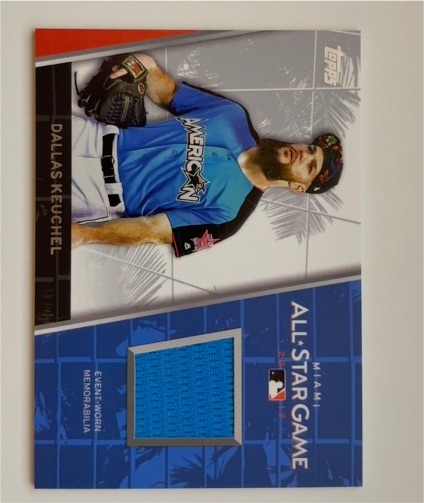 2017 Topps Update All-Star Stitches #ASR-DK Dallas Keuchel — front