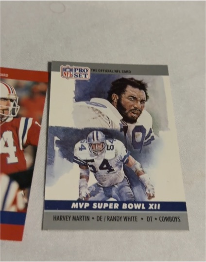 1990 Pro Set #12 Harvey Martin / Randy White Super Bowl MVP — front