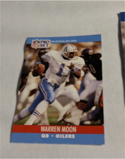 1990 Pro Set #517 Warren Moon — front