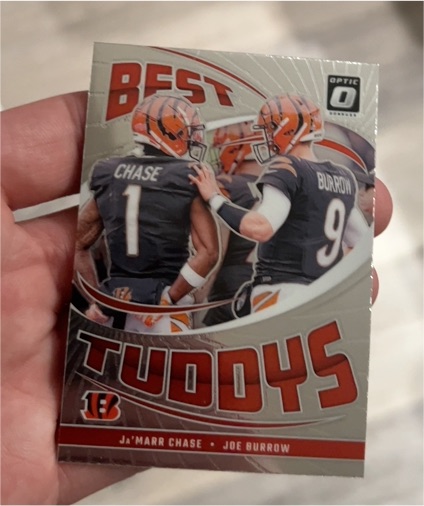 2024 Panini Donruss Optic #14 Ja'Marr Chase Joe Burrow Best Tuddy's — front