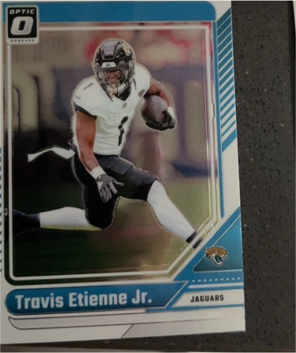 2024 Donruss Optic #89 Travis Etienne Jr. — front