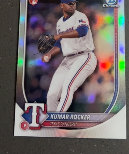 2025 Bowman Chrome #80 Kumar Rocker — front