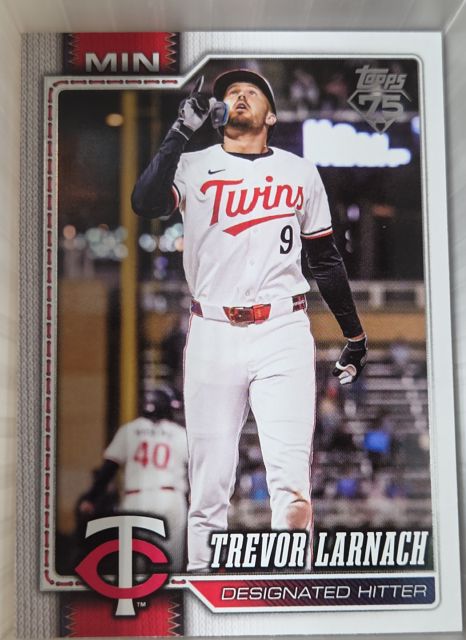 2026 Topps Series 1 #68 Trevor Larnach — front