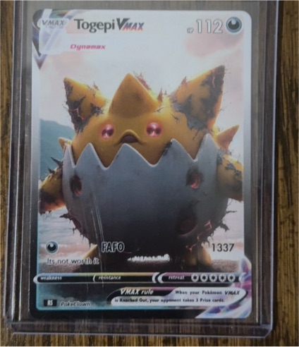 2020 Pokemon VMAX #112 Togepi VMAX — front