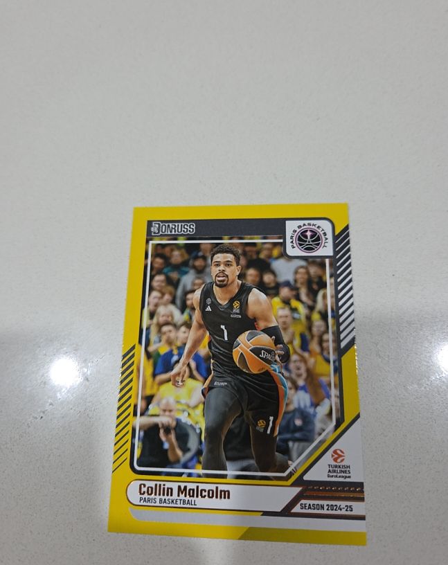 2024-25 Donruss EuroLeague #100 Collin Malcolm — front