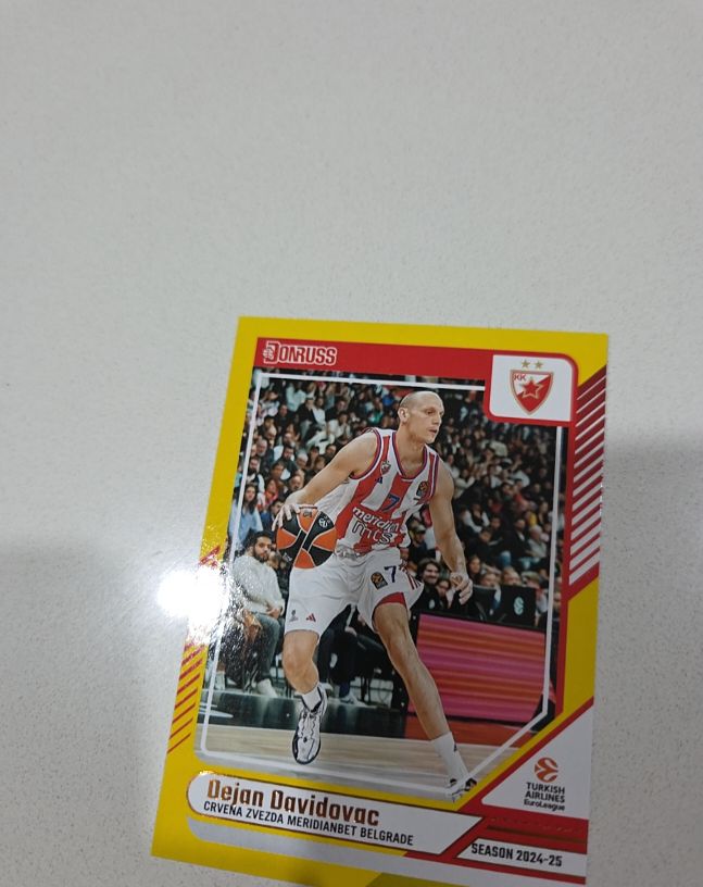 2024-25 Donruss EuroLeague #44 Dejan Davidovac — front