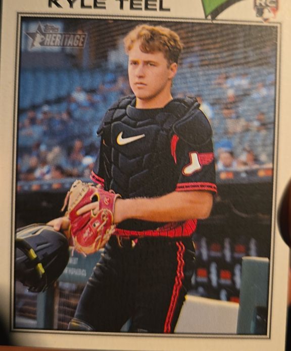 2026 Topps Heritage #182 Kyle Teel — front
