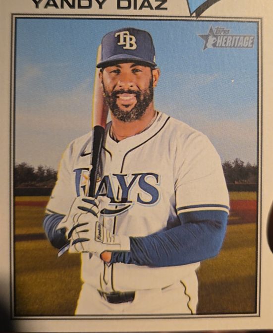 2026 Topps Heritage #47 Yandy Diaz — front
