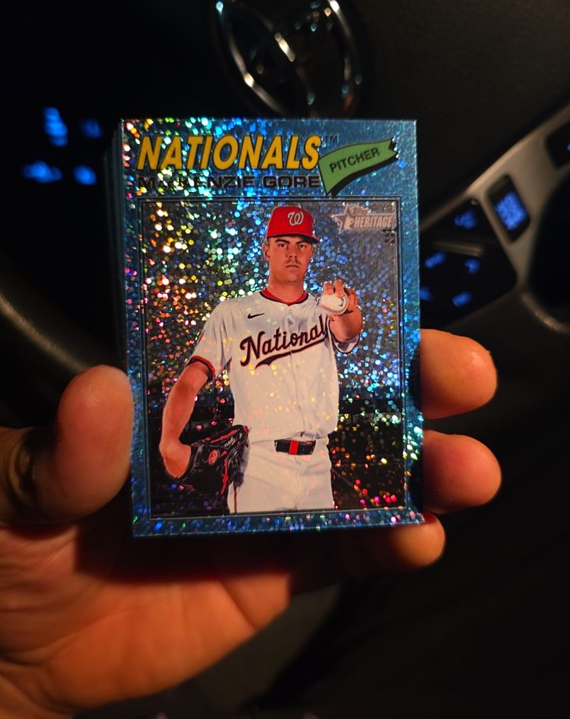 2026 Topps Heritage #294 MacKenzie Gore — front