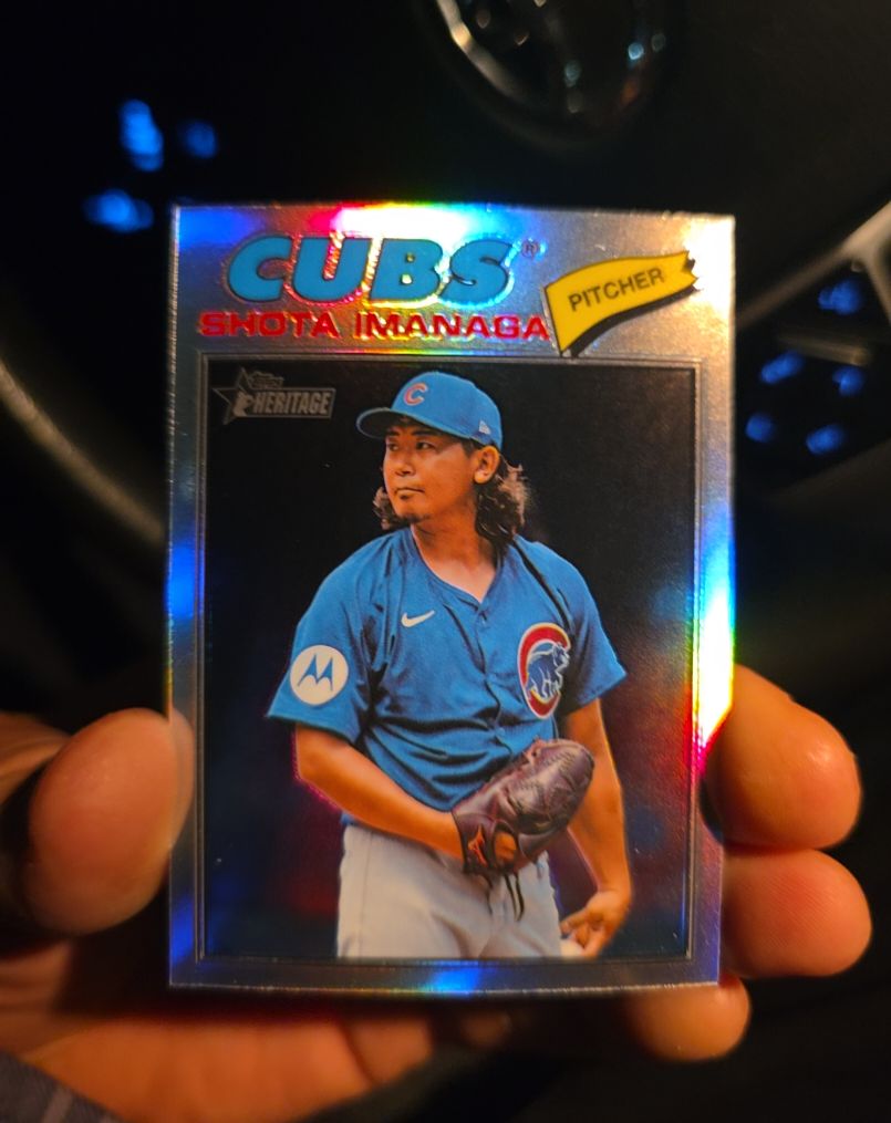 2026 Topps Heritage #202 Shota Imanaga — front