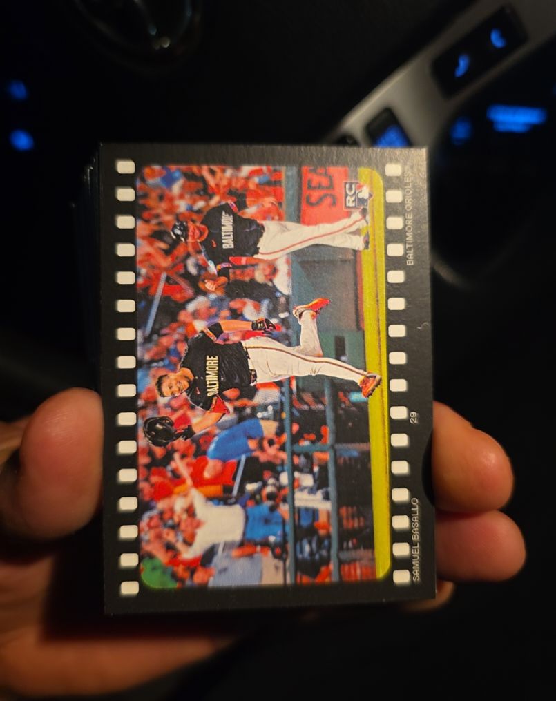 2026 Topps Heritage Ready and Action #RA-SB Samuel Basallo — front