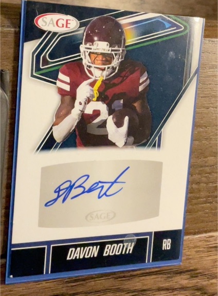 2025 Sage High Series #SPA-DB Davon Booth — front