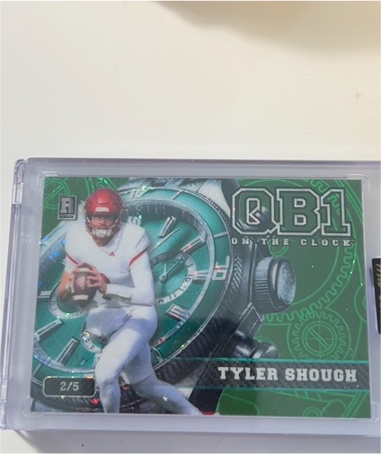 2024 Wild Card QB1 On The Clock #QB1 Tyler Shough — front