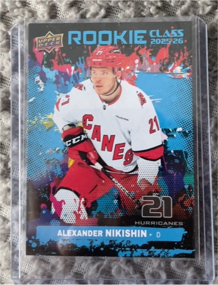 2025-26 Upper Deck Series 2 Rookie Class #RC-18 Alexander Nikishin — front