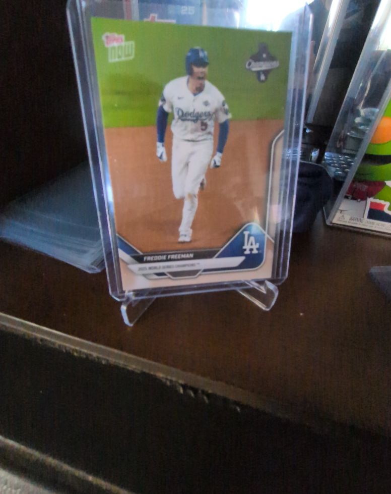 2025 Topps Now #WS-5SP Freddie Freeman — front