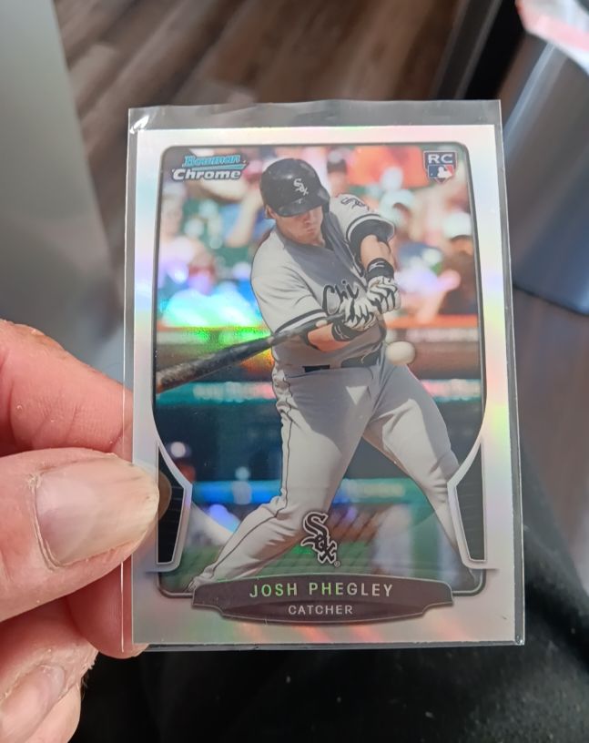 2013 Bowman Chrome #15 Josh Phegley — front