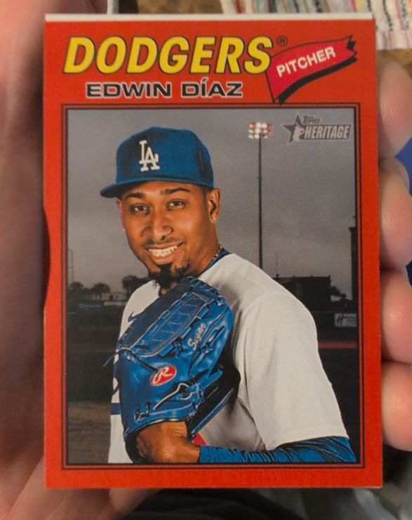2026 Topps Heritage #365 Edwin Díaz — front