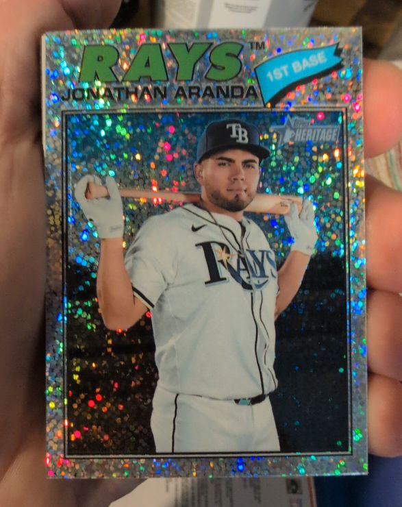 2026 Topps Heritage #20 Jonathan Aranda — front