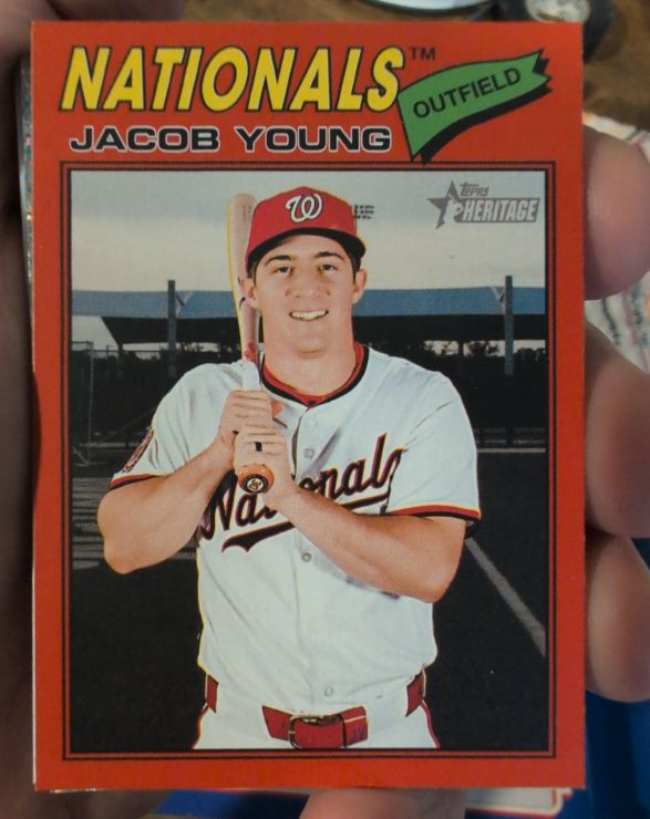 2026 Topps Heritage #279 Jacob Young — front