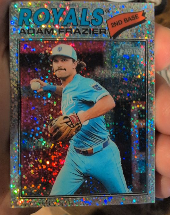 2026 Topps Heritage #262 Adam Frazier — front