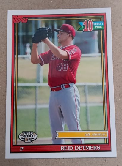 2021 Topps Pro Debut #10 Draft Pick Reid Detmers — front